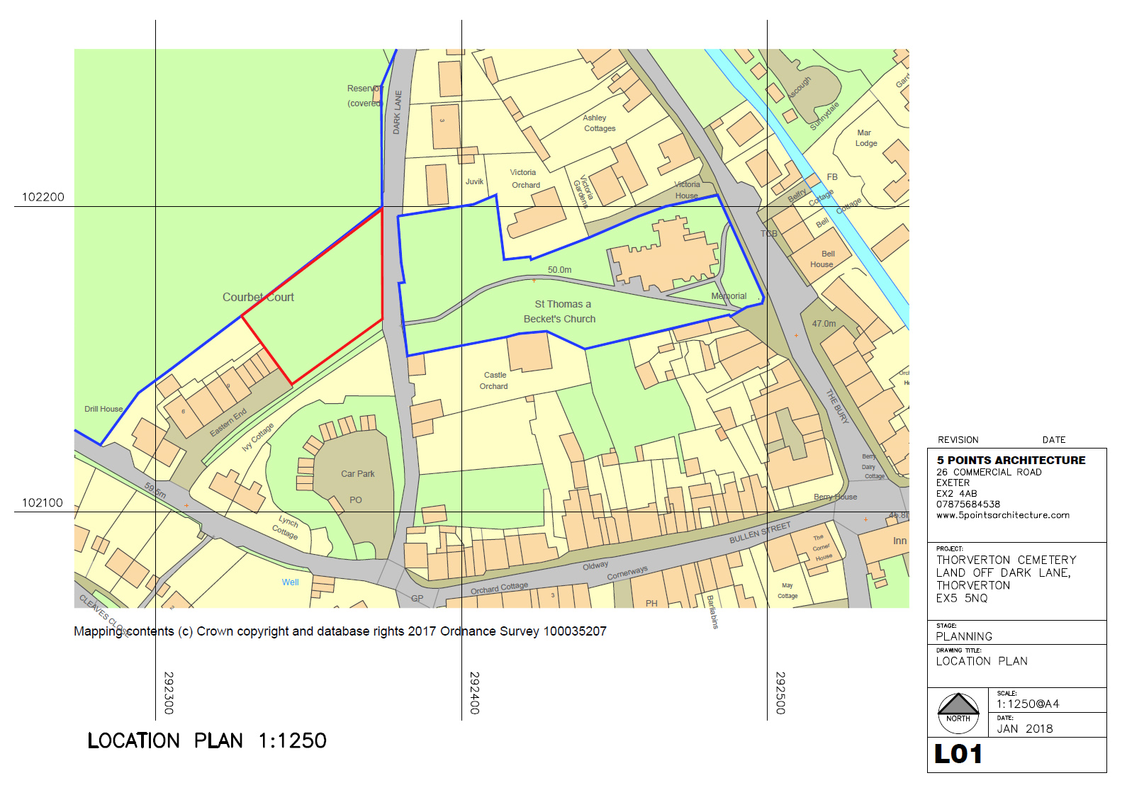 Dig Location Map